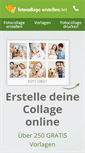 Mobile Screenshot of fotocollage-erstellen.net